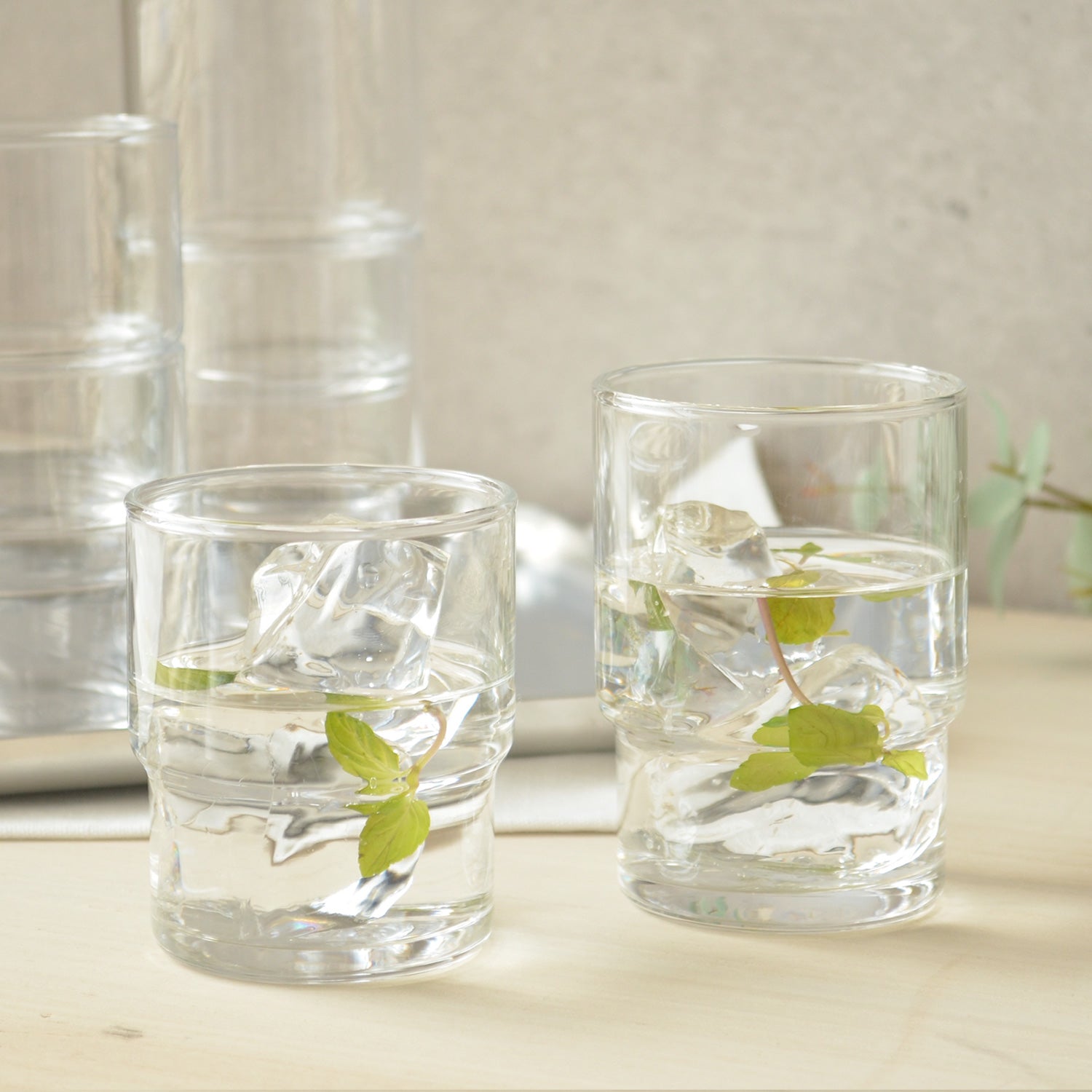 Toyo-Sasaki Glass HS Stackable Line Tumbler 200ML & 250ML